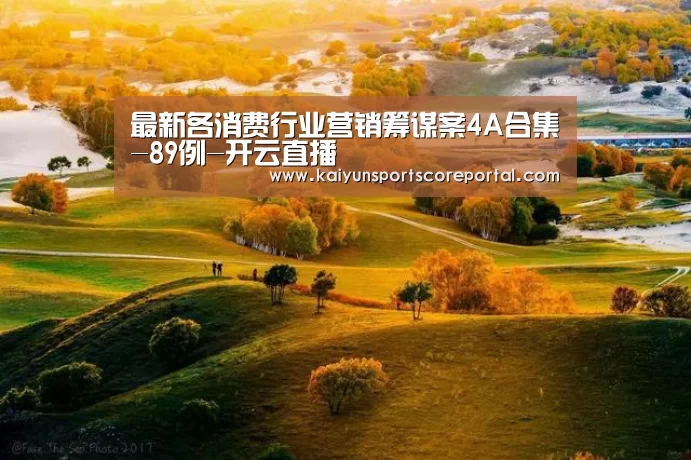 最新各消费行业营销筹谋案4A合集-89例-开云直播(图1) 开云体育高清直播