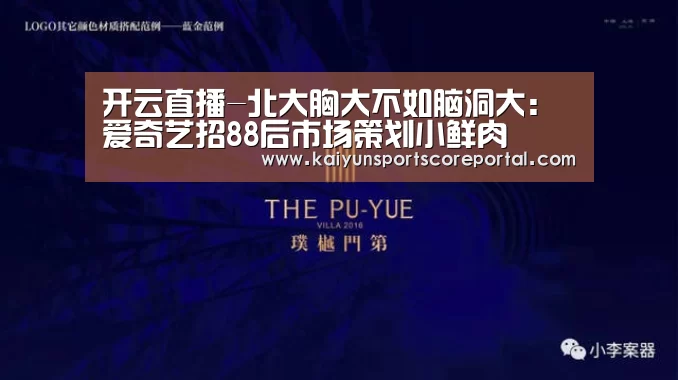 开云直播-北大胸大不如脑洞大:爱奇艺招88后市场策划小鲜肉(图2) 开云体育高清直播